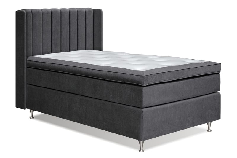 Joluma Sängpaket Fast 120x200 cm - (+Fler val) 120x200 cm Mörkgrå - Products - Möbler - Säng - Kontinentalsäng