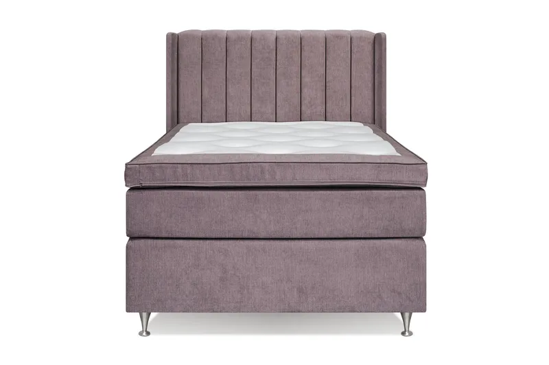 Joluma Sängpaket Fast 120x200 cm - (+Fler val) 120x200 cm Mörkrosa - Products - Möbler - Säng - Kontinentalsäng