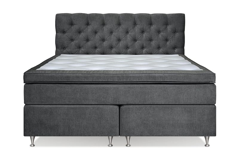 Joluma Sängpaket Fast 160x200 cm - (+Fler val) 160x200 cm Mörkgrå - Products - Möbler - Säng - Kontinentalsäng
