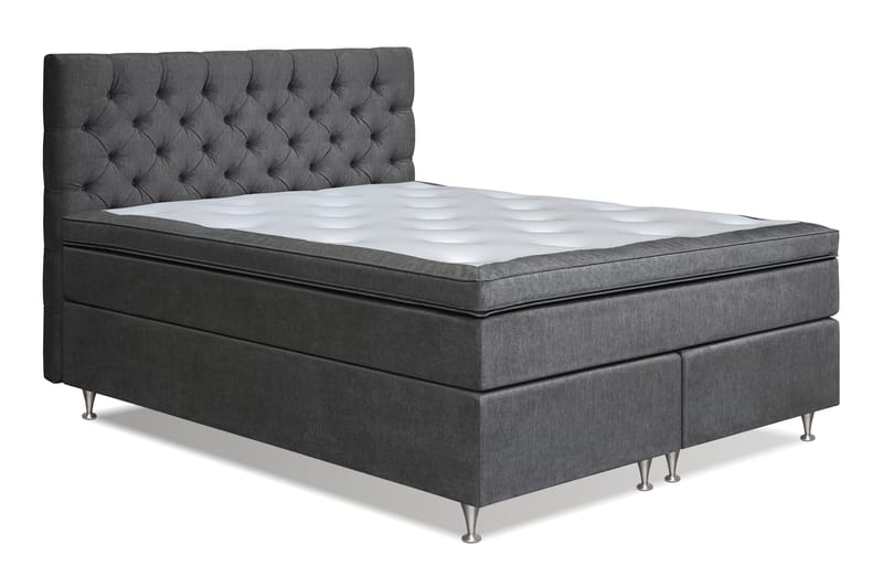 Joluma Sängpaket Fast 180x200 cm - (+Fler val) 180x200 cm Mörkgrå - Products - Möbler - Säng - Kontinentalsäng