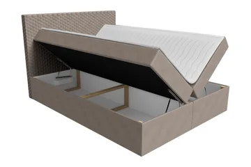 Laargard / Cosmo Sängpaket Kontinentalsäng 200x200 cm - Röd - Products - Möbler - Säng - Komplett sängpaket