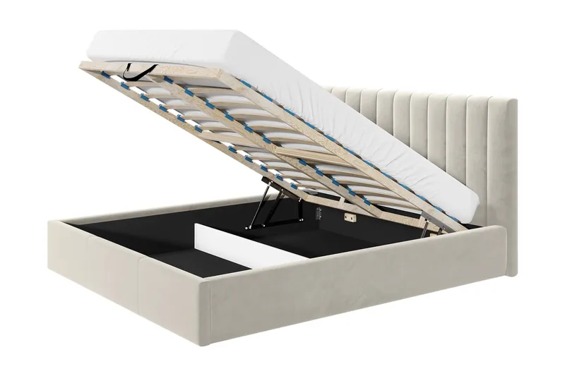 Laargard / Cosmo Sängram 120x200 cm - Grå - Products - Möbler - Säng - Sängram & sängstomme