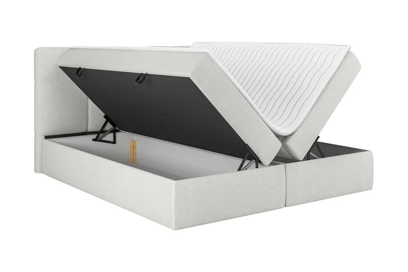 Leckersbo Komplett Sängpaket Kontinentalsäng med förvaring 160x200 cm - Vit - Products - Möbler - Säng - Komplett sängpaket