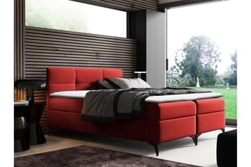 Leckersbo Komplett Sängpaket Kontinentalsäng med förvaring 180x200 cm - Röd - Products - Möbler - Säng - Komplett sängpaket
