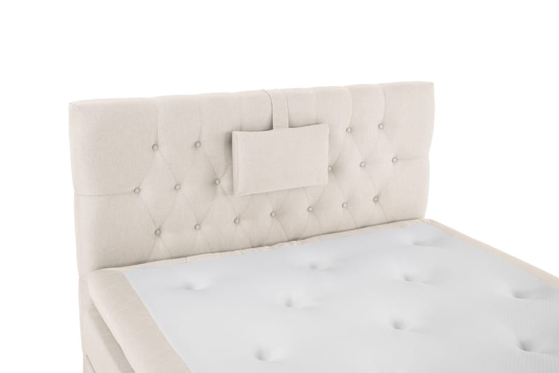 Lucky Komplett Sängpaket 120x200 Memory Diamant Sänggavel - Nackkudde Liten Beige - Products - Möbler - Säng - Enkelsäng