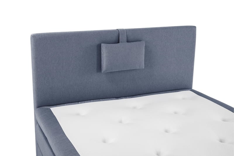 Lucky Komplett Sängpaket 120x200 Memory Slät Sänggavel  N - Nackkudde Liten Mörkblå - Products - Möbler - Säng - Enkelsäng