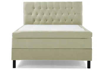 Lucky Komplett Sängpaket 120x200 Polyeter Diamant Sänggavel, Grön