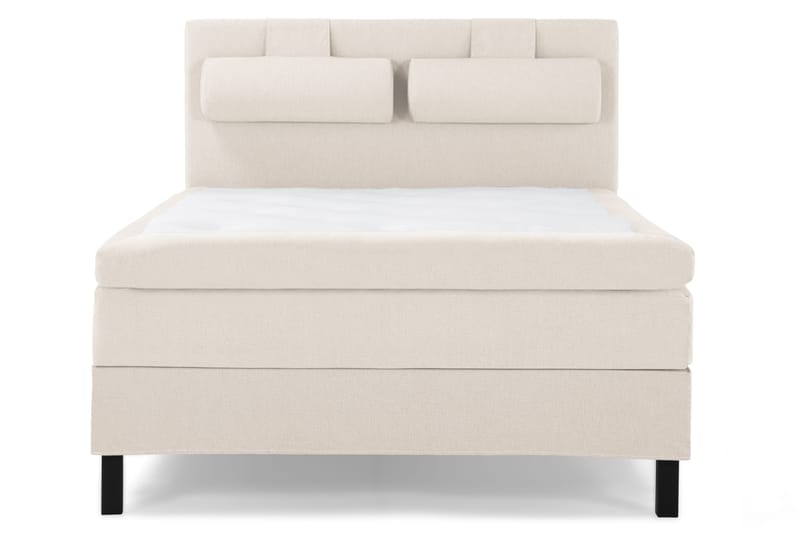 Lucky Komplett Sängpaket 140x200 Latex Slät Sänggavel  Na - Nackkudde Stor Beige - Products - Möbler - Säng - Kontinentalsäng