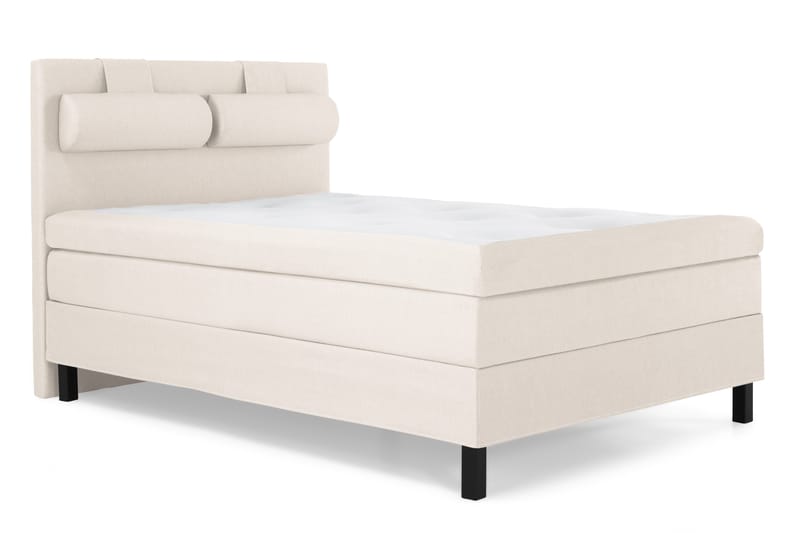 Lucky Komplett Sängpaket 140x200 Latex Slät Sänggavel  Na - Nackkudde Stor Beige - Products - Möbler - Säng - Kontinentalsäng
