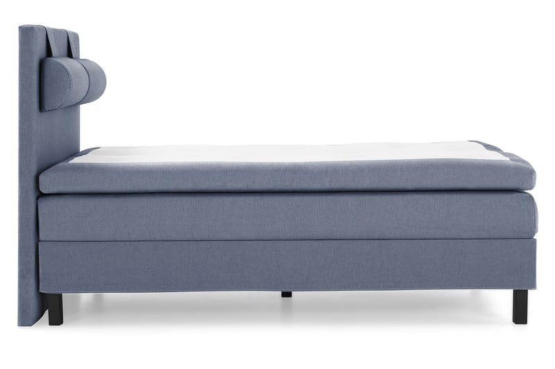 Lucky Komplett Sängpaket 140x200 Latex Slät Sänggavel  Na - Nackkudde Stor Mörkblå - Products - Möbler - Säng - Kontinentalsäng
