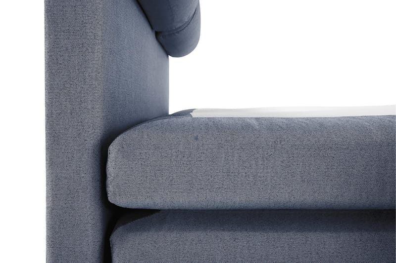 Lucky Komplett Sängpaket 140x200 Latex Slät Sänggavel  Na - Nackkudde Stor Mörkblå - Products - Möbler - Säng - Kontinentalsäng