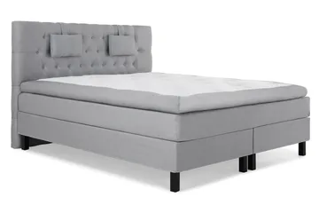 Lucky Komplett Sängpaket 160x200 Latex Diamant - Nackkudde Liten Mellangrå - Products - Möbler - Säng - Kontinentalsäng