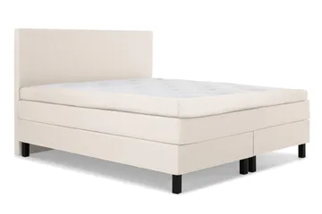 Lucky Komplett Sängpaket 160x200 Latex Slät Sänggavel - Beige - Products - Möbler - Säng - Kontinentalsäng