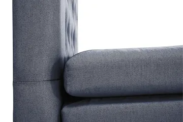 Lucky Komplett Sängpaket 180x200 Latex Diamant Sänggavel - Mörkblå - Products - Möbler - Säng - Kontinentalsäng