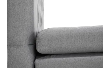 Lucky Komplett Sängpaket 180x200 Latex Diamant Sänggavel - Nackkudde Liten Mellangrå - Products - Möbler - Säng - Kontinentalsäng