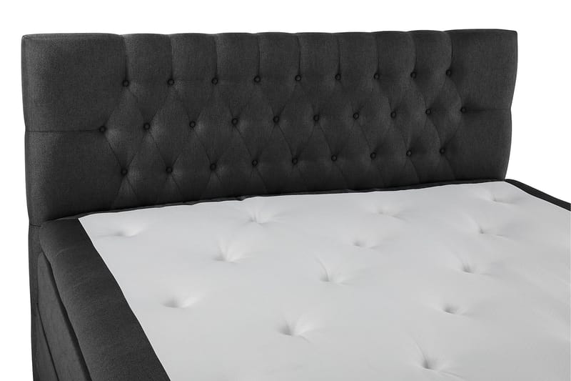 Lucky Komplett Sängpaket 180x200 Latex Diamant - Svart/Grå - Products - Möbler - Säng - Kontinentalsäng