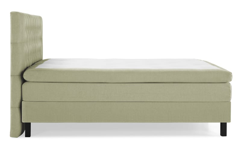 Lucky Komplett Sängpaket 180x200 Polyeter Diamant Sänggavel - Grön - Products - Möbler - Säng - Kontinentalsäng