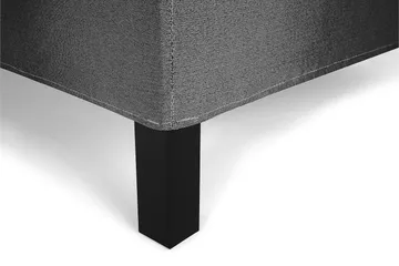 Lucky Kontinentalsäng 150x200 Polyester - Svart/Grå - Products - Möbler - Säng - Kontinentalsäng