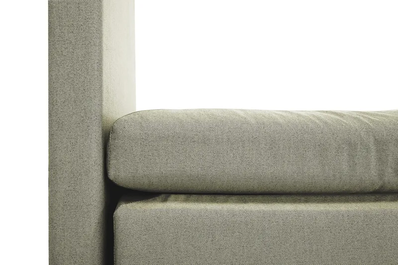 Lucky Kontinentalsäng 150x200Polyeter - Grön - Products - Möbler - Säng - Kontinentalsäng