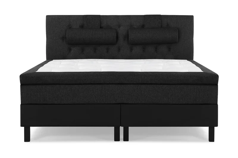 Lucky Kontinentalsäng 160x200 cm - Svart/Grå - Products - Möbler - Säng - Kontinentalsäng