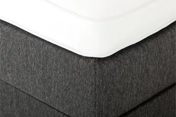 Lucky Sängpaket 150x200 SkumSlät Sänggavel Nackkudde - Nackkudde Stor Svart/Grå - Products - Möbler - Säng - Kontinentalsäng