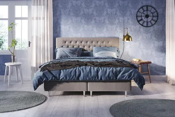 Meja Kontinentalsäng 120x200 - Ljusgrå - Products - Möbler - Säng - Enkelsäng