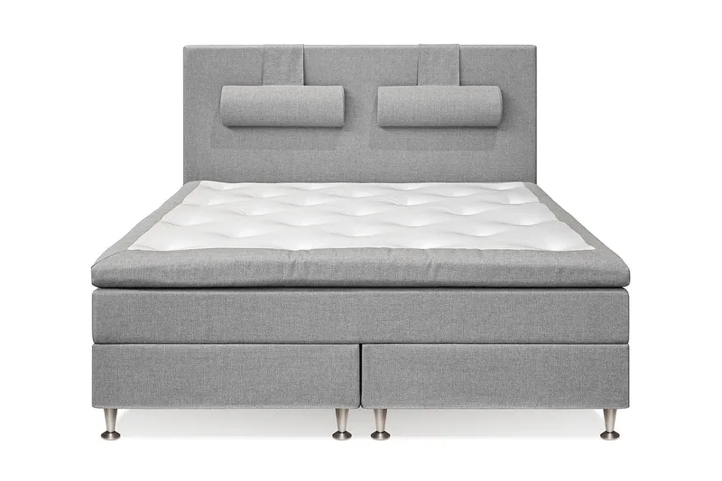 Meja Kontinentalsäng 160x200 - Ljusgrå - Products - Möbler - Säng - Kontinentalsäng