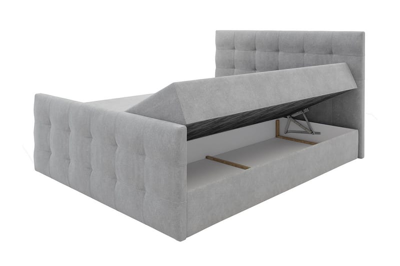 Milano Kontinentalsäng 160x210 cm - Mörkgrå - Products - Möbler - Säng - Säng med förvaring