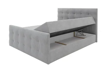 Milano Kontinentalsäng 180x200 cm med Sänggavel - Grön - Products - Möbler - Säng - Säng med förvaring