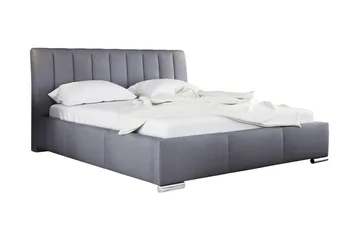 Milano Sängram med Förvaring140x200 - Grå - Products - Möbler - Säng - Sängram & sängstomme