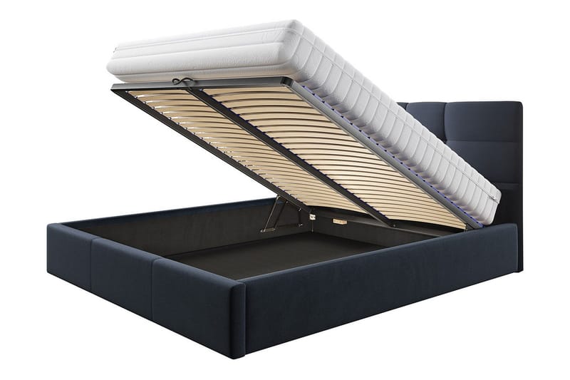 Nieres Förvaringssäng 160x200cm - Mörkgrå - Products - Möbler - Säng - Säng med förvaring