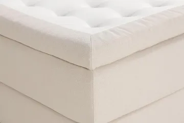 Oslo Lyx Kontinentalsäng Boucle 140x200 - Ljusbeige - Products - Möbler - Säng - Kontinentalsäng