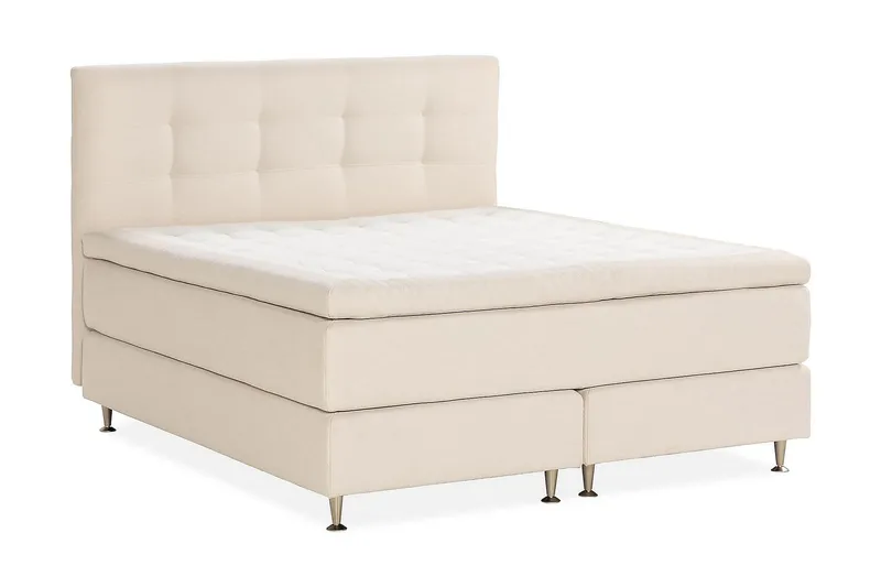 Oslo Lyx Sängpaket Kontinentalsäng 160x200 cm - Ljusbeige - Products - Möbler - Säng - Kontinentalsäng