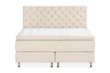 Sänggavel Djuphäftad - Ljusbeige