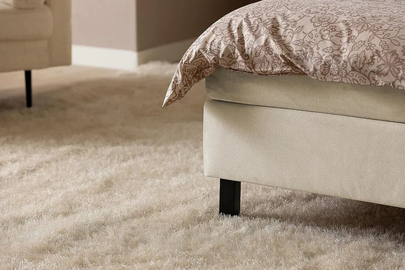 Princess Kontinentalsäng 120x200cm - Beige/Sammet - Products - Möbler - Säng - Kontinentalsäng