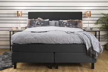 Princess Kontinentalsäng 160x200cm - Grå - Products - Möbler - Säng - Kontinentalsäng