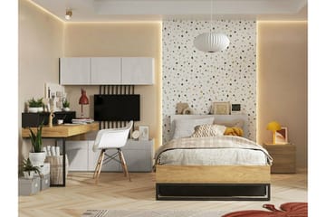 Rathmore Sängram 90x200 cm - Mörkgrå - Products - Möbler - Säng - Sängram & sängstomme