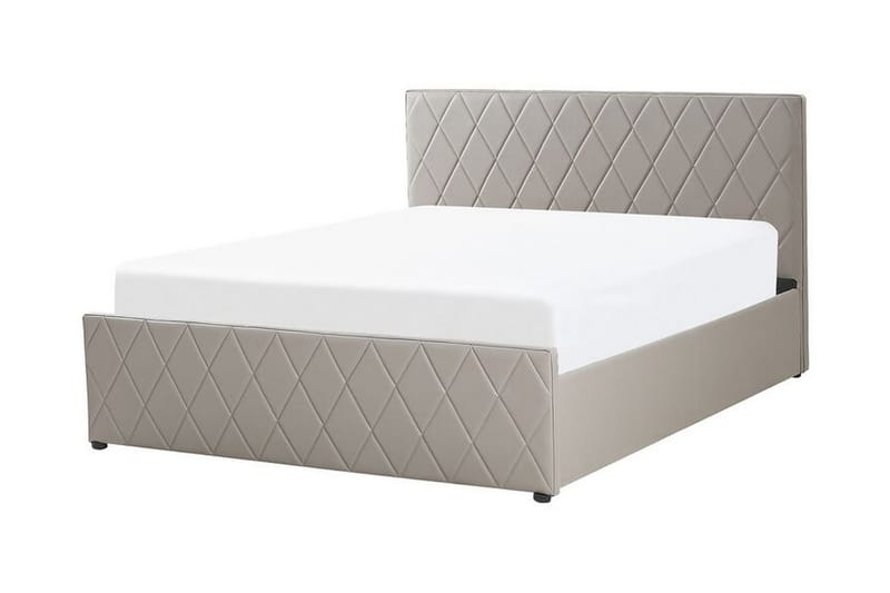 Rochefort Förvaringssäng 140x200 cm - Konstläder/Grå - Products - Möbler - Säng - Säng med förvaring