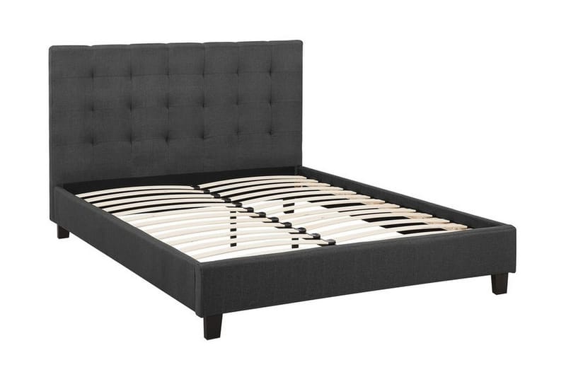 Rochelle Sängram 140x200  Svart - Svart - Products - Möbler - Säng - Sängram & sängstomme