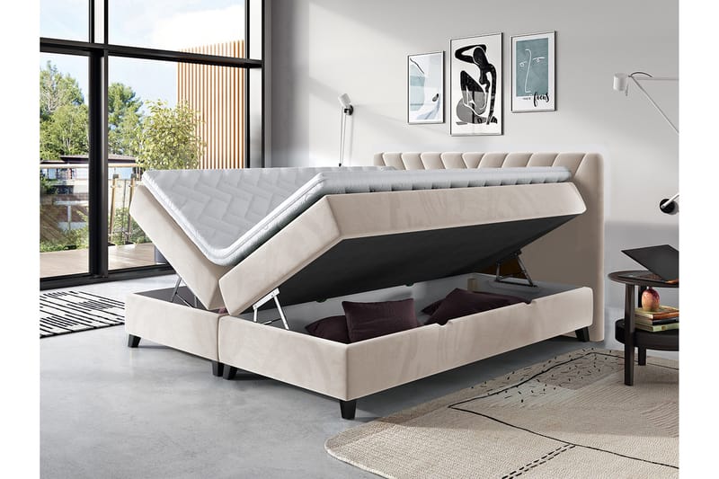 Romanza Kontinentalsäng 160x200 cm - Products - Möbler - Säng - Säng med förvaring