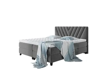 Romanza Sängpaket Kontinentalsäng 160x200 cm - Grå - Products - Möbler - Säng - Komplett sängpaket