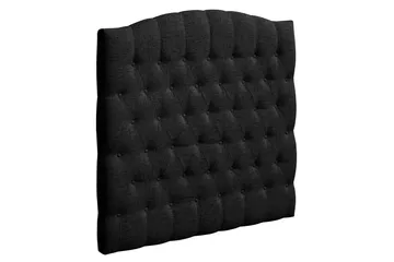 Belda Sänggavel 120 cm Svängd - Svart - Products - Möbler - Säng - Sängtillbehör & sänggavel - Sänggavel