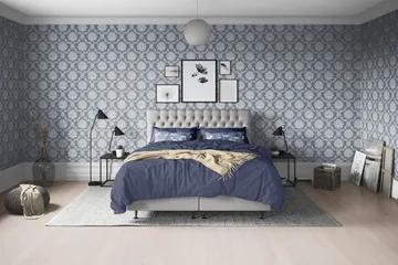 Joluma Sänggavel 105 Knappar - Ljusgrå - Products - Möbler - Säng - Sängtillbehör & sänggavel - Sänggavel