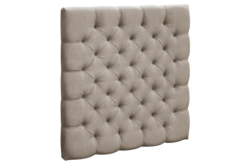 Joluma Sänggavel 140 Knappar - Beige - Products - Möbler - Säng - Sängtillbehör & sänggavel - Sänggavel