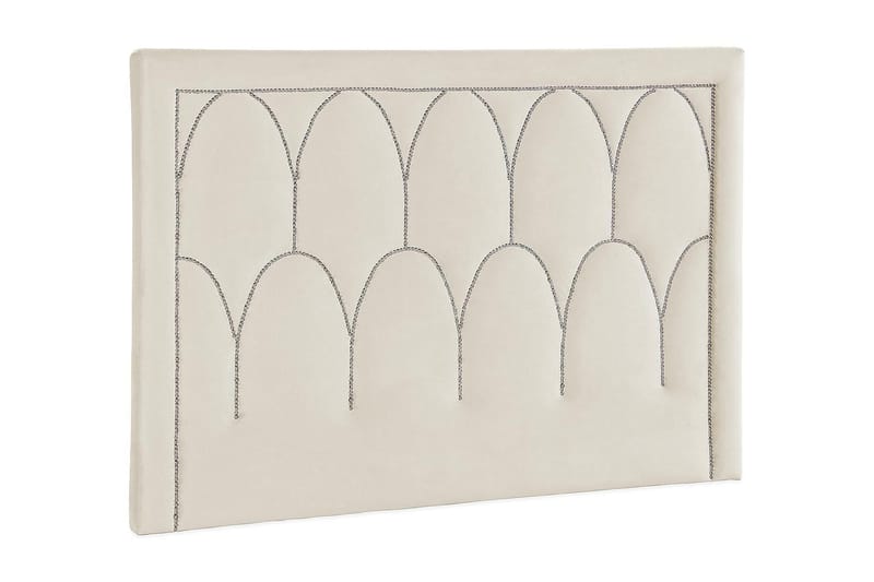 Leva Sänggavel 180cm - Beige/Sammet - Products - Möbler - Säng - Sängtillbehör & sänggavel - Sänggavel