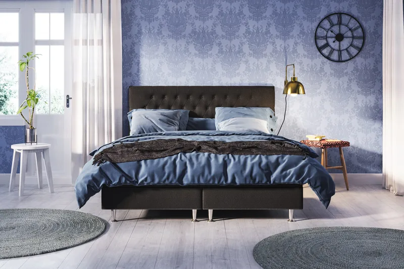 Meja Diamant Sänggavel 160x120 - Svart - Products - Möbler - Säng - Sängtillbehör & sänggavel - Sänggavel