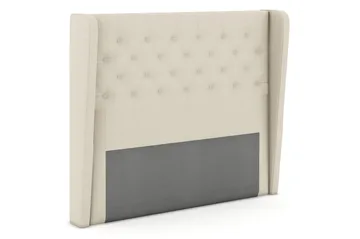Select Sänggavel 120 cm med Sidor - Beige - Products - Möbler - Säng - Sängtillbehör & sänggavel - Sänggavel