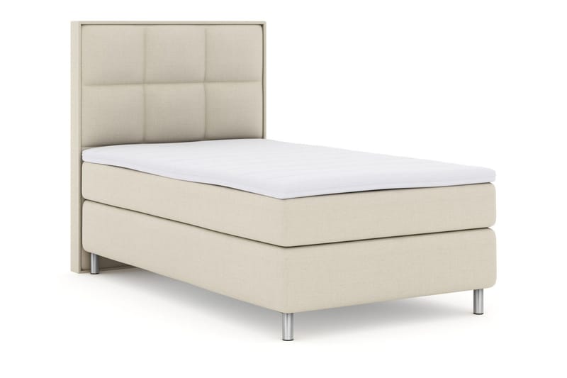 Select No 3 Komplett Sängpaket 120x200 Medium - Beige/Metall - Products - Möbler - Säng - Enkelsäng