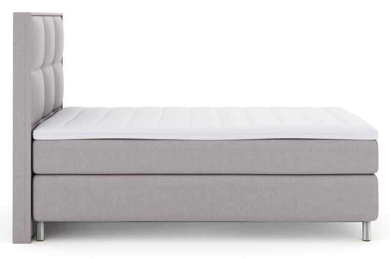 Select No 3 Komplett Sängpaket 120x200 Medium - Ljusgrå/Metall - Products - Möbler - Säng - Enkelsäng