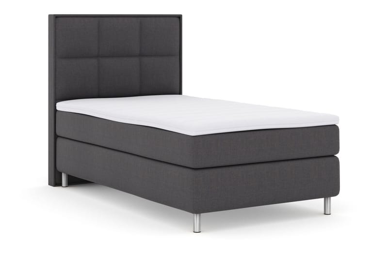Select No 3 Komplett Sängpaket 120x200 Medium - Mörkgrå/Metall - Products - Möbler - Säng - Enkelsäng